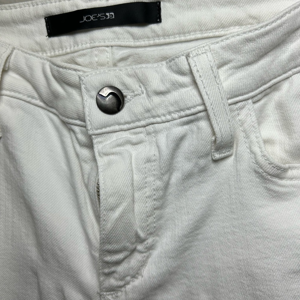 Joe's Jeans Women's Skinny White Jeans - Picture 3 of 6